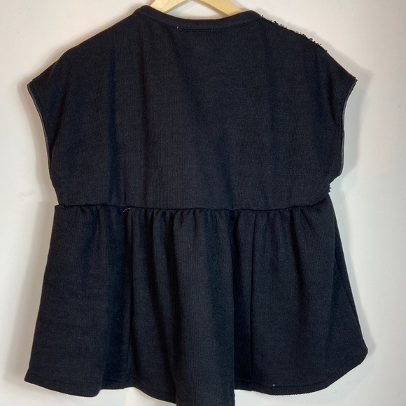 sequin babydoll knit top THML - Picture 4 of 4